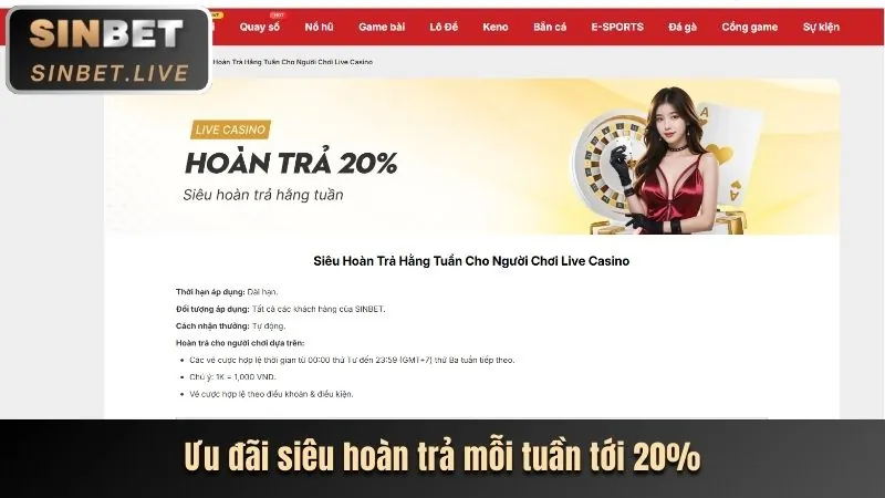 Khuyến mãi hoàn trả ev888 chính thức
